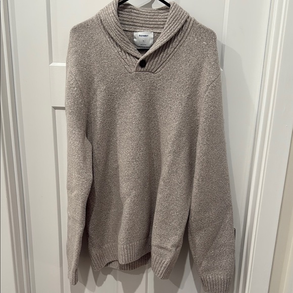 Old Navy Cream Turtleneck Sweater Cozy Knit - Picture 1 of 3